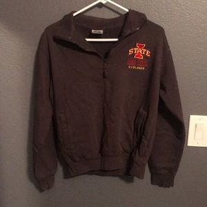 Half zip sweatshirt